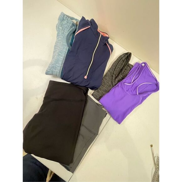 Lululemon, Alo, REI and more bundle lot women’s set of 6 gym exercise clothes me - Picture 1 of 16